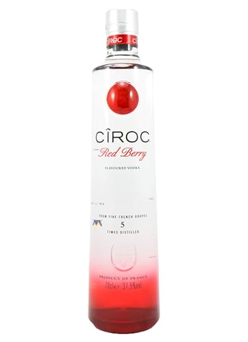 CîROC Red Berry | Aromatisierter Ultra-Premium Wodka mit köstlichem rote Beerengeschmack |37.5% vol | 700ml Einzelflasche | von Cîroc