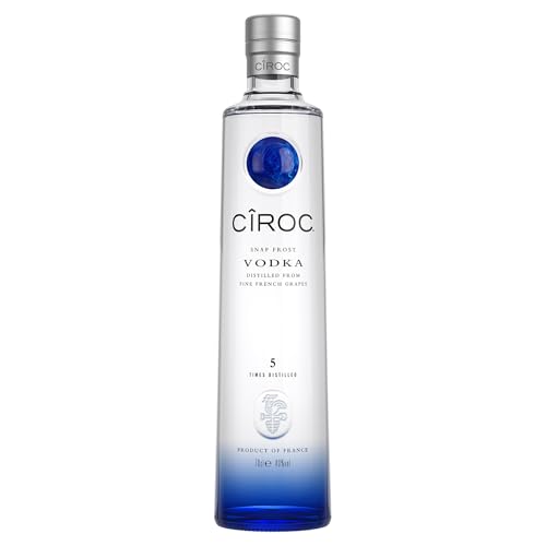CîROC Snap Frost | Ultra-Premium Wodka | aus feinen Trauben | mit köstlichem Zitrusgeschmack | handgefertigt im Süden Frankreichs | 40% vol | 700ml Einzelflasche | von Ciroc