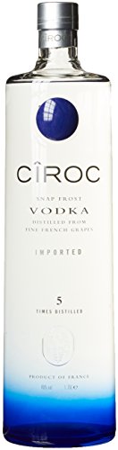 CîROC Snap Frost | Ultra-Premium Wodka | aus feinen Trauben | mit köstlichem Zitrusgeschmack | handgefertigt im Süden Frankreichs | 40% vol | 1750ml Einzelflasche | von Cîroc