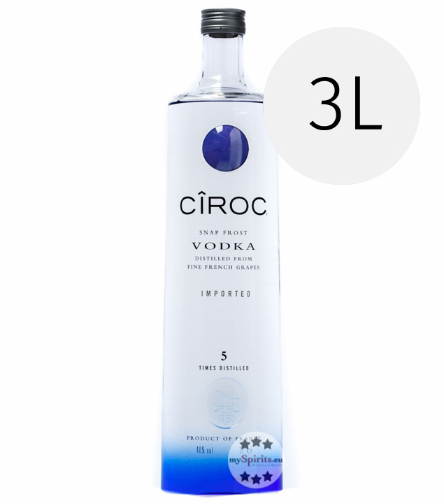 Cîroc Vodka 3 Liter (40 % vol., 3,0 Liter) von Ciroc