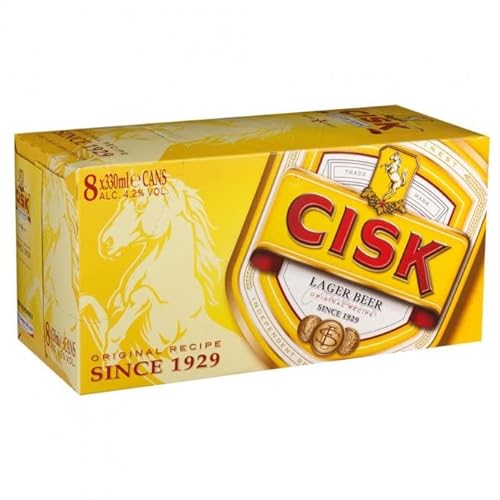 Cisk Lager Bier 330 ml (8er Pack) Einweg inkl. Pfand von Cisk