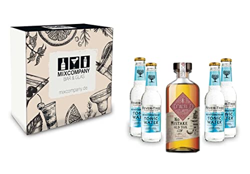 Citadelle Geschenkset - No Mistake Old Tom Gin 50cl (40% Vol) + 4x Fever Tree Mediterranean Tonic Water 200ml inkl. Pfand MEHRWEG - [Enthält Sulfite] von Citadelle-Citadelle