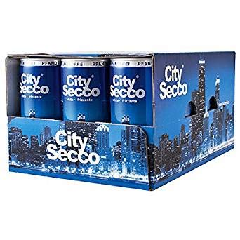 48 Dosen City City Secco Perlwein 10.5% Vol. 48 x 200ml inc. EINWEG Pfand 48 Dosen City City Secco Perlwein 10.5% Vol. 48 x 200ml inc. EINWEG Pfand von City Secco