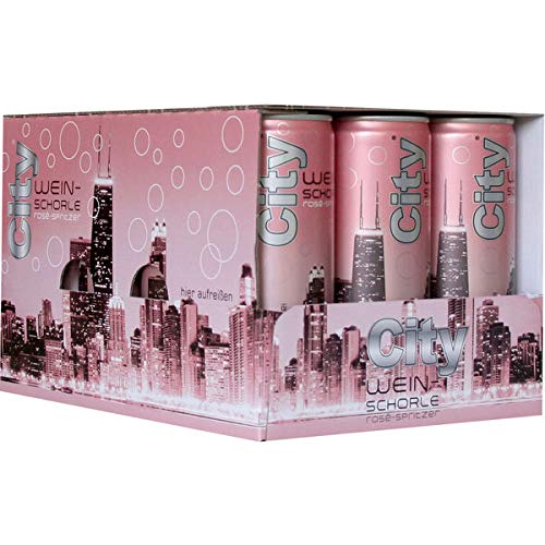 60 Dosen City Weinschorle Rosé 6.5% Vol. 60 x 250ml 60 Dosen City Weinschorle Rosé 6.5% Vol. 60 x 250ml von City Secco