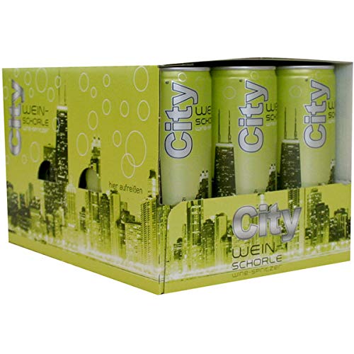 60 Dosen City Weinschorle weiß 6.5% Vol. 60 x 250ml von City Secco