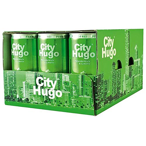 60 Dosen City City Hugo 6.9% Vol. Holunderblüte & Limette a 200ml - 60 x 0,2l 60 Dosen City City Hugo 6.9% Vol. Holunderblüte & Limette a 200ml - 60 x 0,2l von City