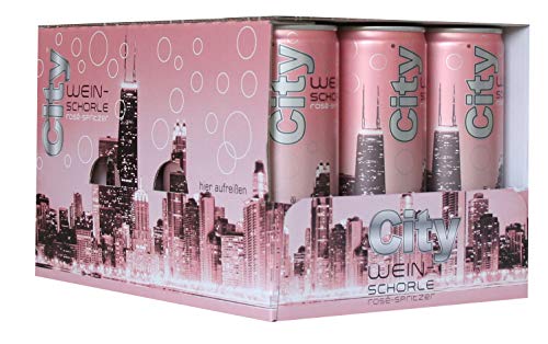 City Weinschorle Rosé lieblich, 12 x 0.25l von City