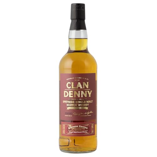 Clan Denny I Speyside Single Malt I Schottischer Whisky I Rauchiger Charakter mit angenehm süßen Noten I 700 ml I 40% Vol. Clan Denny I Speyside Single Malt I Schottischer Whisky I Rauchiger Charakter mit angenehm süßen Noten I 700 ml I 40% Vol. von Clan Denny