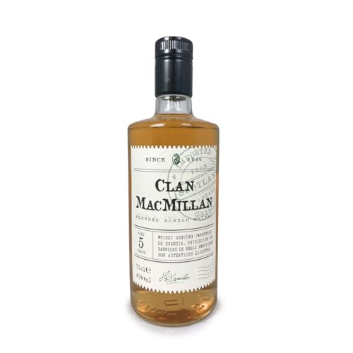 Clan MacMillan Scotch Whisky 0,7L – Mild mit leichter Rauchnote, 40% Vol. Clan MacMillan Scotch Whisky 0,7L – Mild mit leichter Rauchnote, 40% Vol. von Clan MacMillan