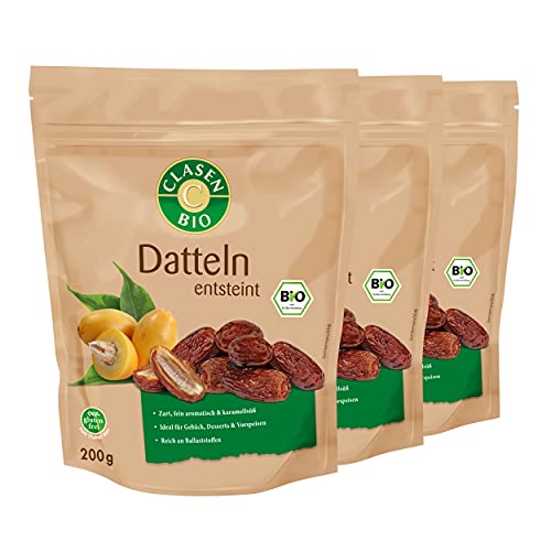 3x CLASEN BIO Datteln - 200g 3x CLASEN BIO Datteln - 200g von Clasen Bio