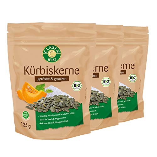 CLASEN BIO Kürbiskerne geröstet und gesalzen CLASEN BIO Kürbiskerne geröstet und gesalzen von Clasen Bio