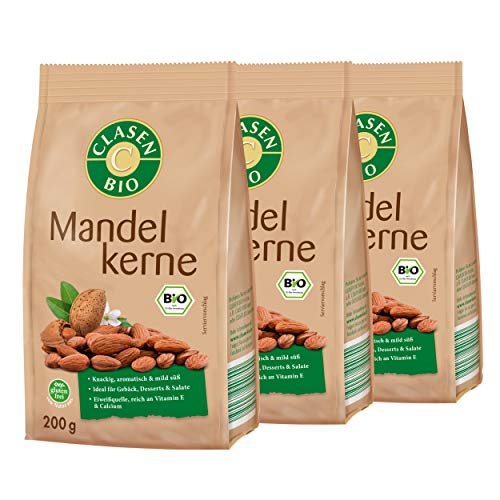 3x CLASEN BIO Mandelkerne - 200g 3x CLASEN BIO Mandelkerne - 200g von Clasen Bio