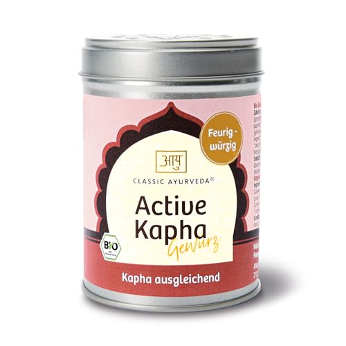 Classic Ayurveda - Bio Active Kapha Gewürz - 70 g - Aromatische Mischung scharfer Gewürze für vielseitiges Würzen von Classic Ayurveda