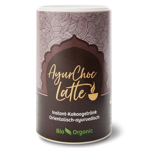 Classic Ayurveda - Bio AyurChoc Latte - 220 g - Würziges Kakao-Getränk mit ayurvedischen Gewürzen von Classic Ayurveda