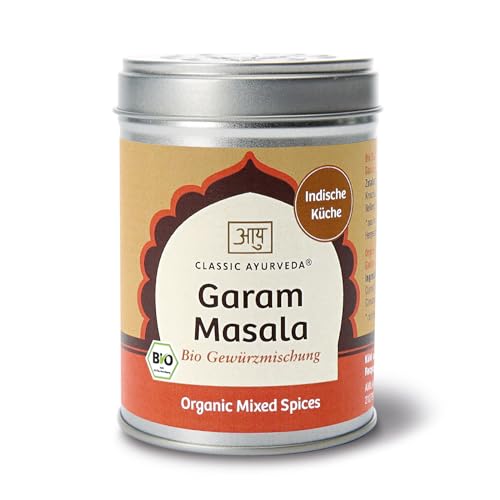 Classic Ayurveda - Bio Garam Masala Gewürzmischung - 80 g - Authentisch indischer Geschmack für Gemüse und Hülsenfrüchte von Classic Ayurveda