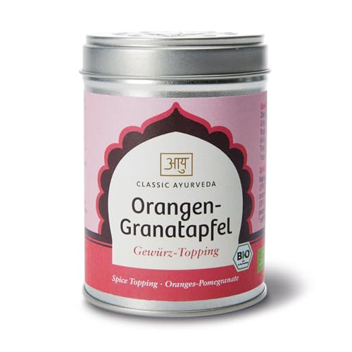 Classic Ayurveda - Bio Orangen-Granatapfel Gewürz-Topping, 1er Pack (1 x 70g) - BIO von Classic Ayurveda