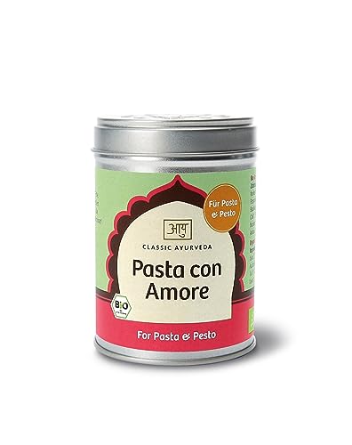 Classic Ayurveda | Bio | Pasta Con Amore | Pastagewürz | Gewürzmischung | Auch für Pesto und Nudeln | Ayurveda | 160 Gramm (2 x 80 g) von Classic Ayurveda