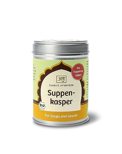 Classic Ayurveda | Bio | Suppenkasper | Suppengewürz | Gewürzmischung | Gemüsebrühe | Ayurveda | 90 Gramm (1 x 90 g) von Classic Ayurveda