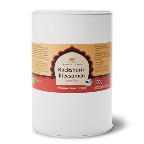 Classic Ayurveda - Bockshornkleesamen - gemahlen - Bio zertifiziert - 500 g von Classic Ayurveda