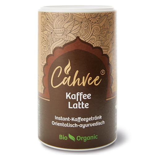 Classic Ayurveda - Cahvee Kaffee Latte - 220 g - Instant-Getränkepulver zum Anrühren - Bio zertifiziert von Classic Ayurveda