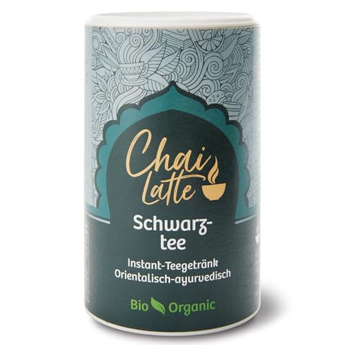 Classic Ayurveda - Chai Latte Schwarztee - 220 g - Instant-Getränkepulver zum Anrühren - Bio zertifiziert von Classic Ayurveda