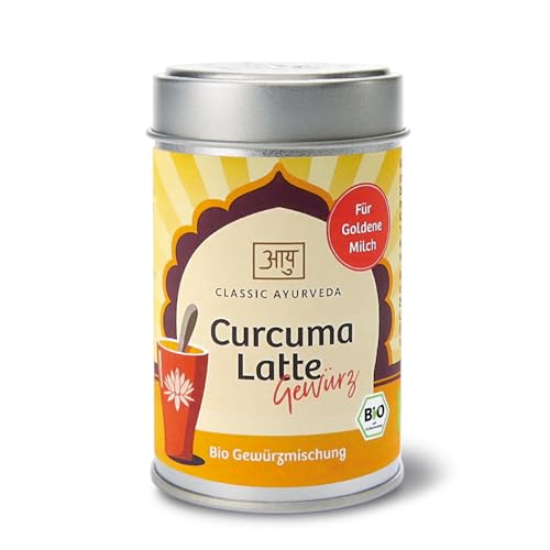 Classic Ayurveda - Bio Curcuma Latte Gewürz - 50 g - Süßlich-würzig für ayurvedische Goldene Milch von Classic Ayurveda