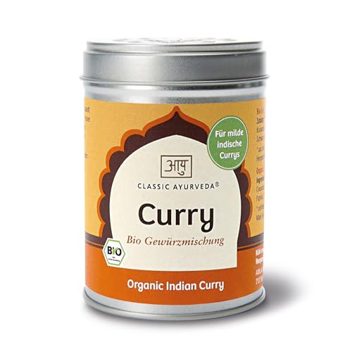 Classic Ayurveda - Bio Curry Gewürzmischung - 80 g - Sanft und aromatisch für die authentische ayurvedisch-indische Küche Classic Ayurveda - Bio Curry Gewürzmischung - 80 g - Sanft und aromatisch für die authentische ayurvedisch-indische Küche von Classic Ayurveda