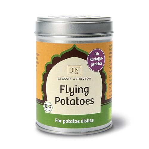 Classic Ayurveda - Flying Potatoes - Gewürzzubereitung - Bio zertifiziert - 120 g von Classic Ayurveda