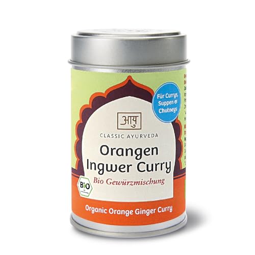 Classic Ayurveda - Orangen Ingwer Curry - Gewürzmischung - Bio zertifiziert - 50 g von Classic Ayurveda