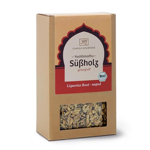 Classic Ayurveda - Süßholzwurzel - geraspelt - Bio zertifiziert - 100 g von Classic Ayurveda