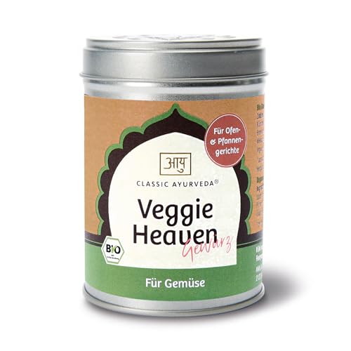 Classic Ayurveda - Bio Veggie Heaven Gewürz - 70 g - Perfekt für süße Gemüsegerichte in Ofen & Pfanne von Classic Ayurveda