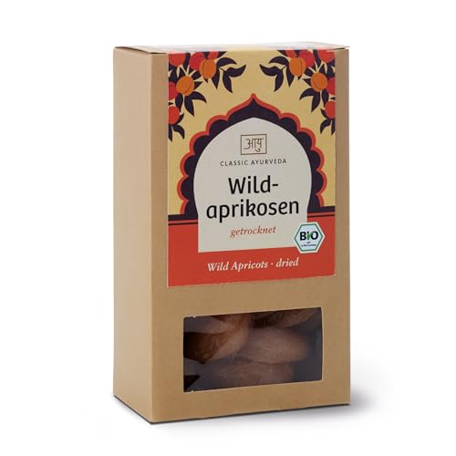 Classic Ayurveda - Wildaprikosen - 200 g - fruchtig-süß - in der Sonne getrocknet - Bio zertifiziert von Classic Ayurveda