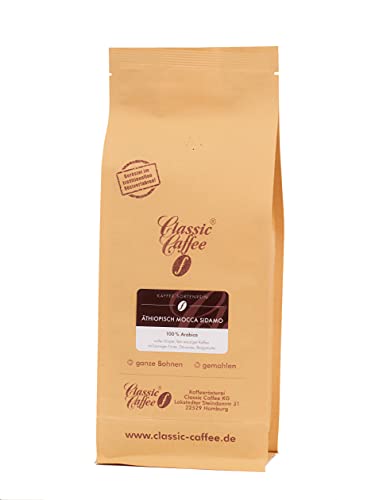 Äthiopisch Mocca Sidamo - 1000g - Ganze Bohne von Classic Caffee