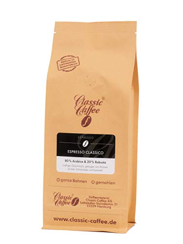 Espresso Classico - 1000g - Gemahlen von Classic Caffee