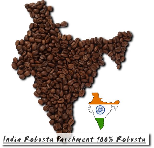 India Robusta Parchment 100% Robusta - 250g - Gemahlen von Classic Caffee