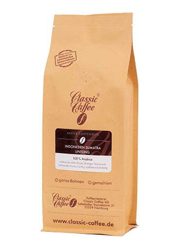 Indonesien Sumatra Lintong - 1000g - Gemahlen von Classic Caffee