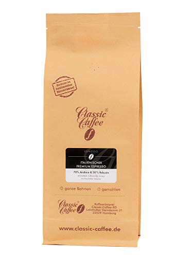 Italienischer Premium Espresso - 1000g - Ganze Bohne von Classic Caffee