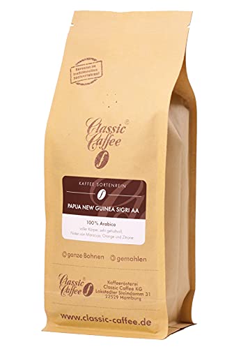 Papua Neu Guinea Sigri AA - 1000g - Ganze Bohne von Classic Caffee