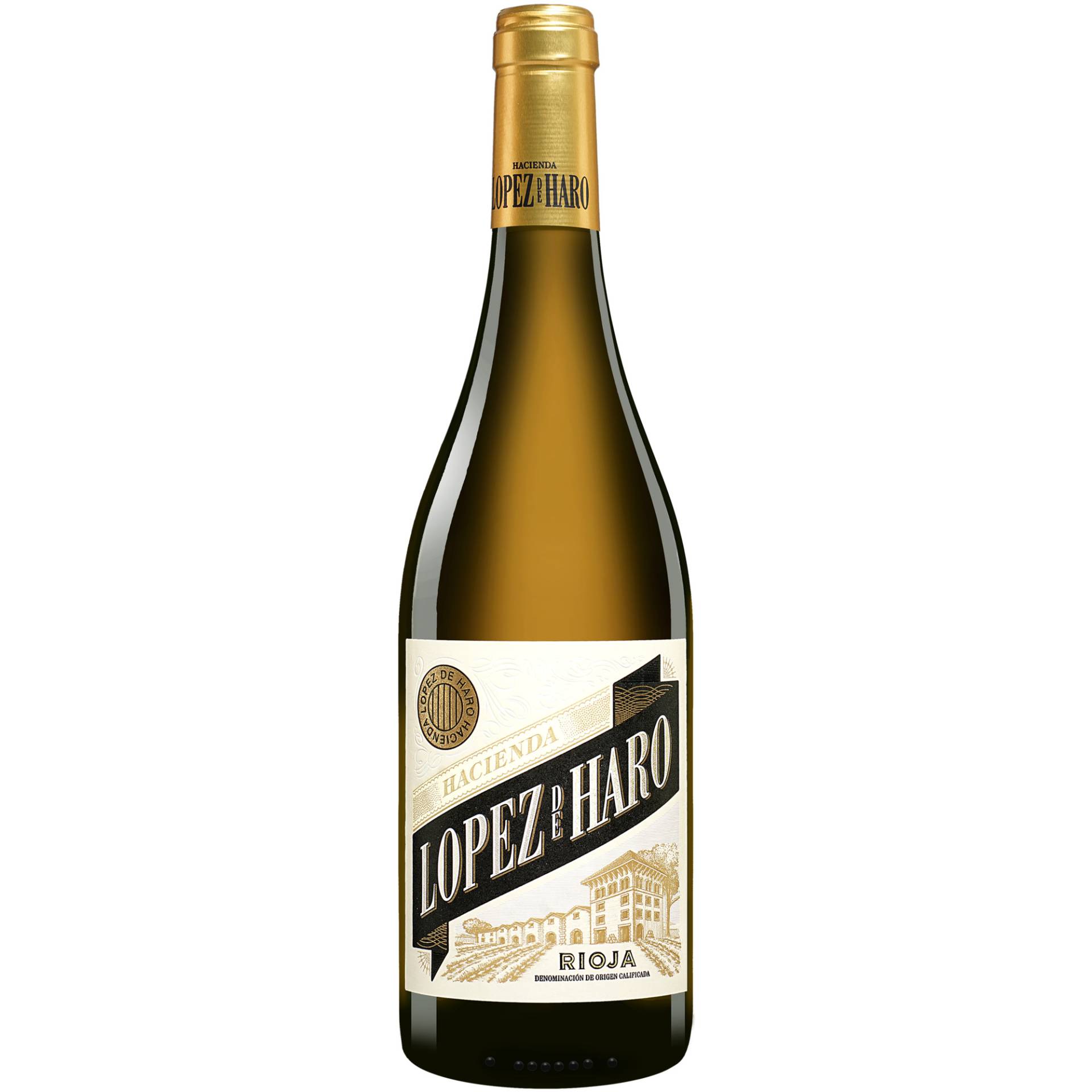 Hacienda López de Haro Blanco 2023  0.75L 12.5% Vol. Weißwein Trocken aus Spanien von Classica