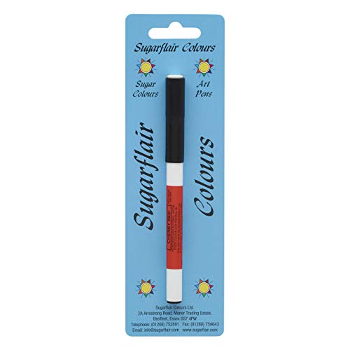 Sugarflair Essbare Kuchen Farbstift Lebensmittel-Stift - Cherry Red Rot Sugarflair Essbare Kuchen Farbstift Lebensmittel-Stift - Cherry Red Rot von Sugarflair Colours