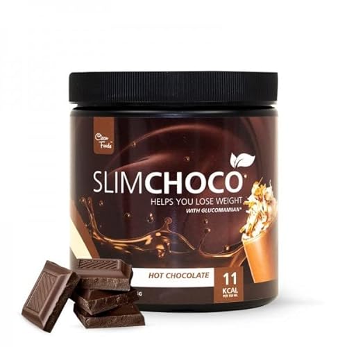 CleanFoods Heiße Schokolade 425 g I mit Glucomannan I nur 11 Kalorien je 100ml Getränk I mit 22 Vitaminen und Mineralen von Cleanfoods