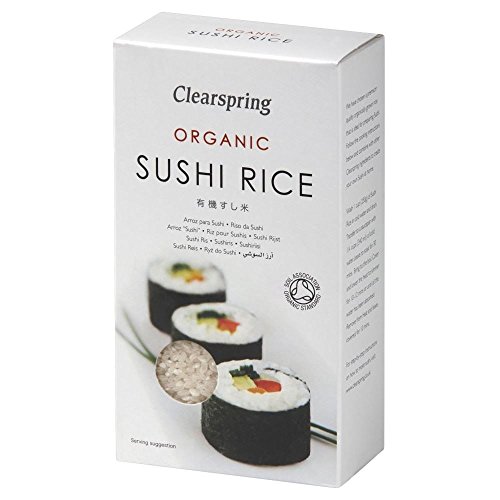 Clear Organic Sushi-Reis (500g) - Packung mit 2 von Clearspring