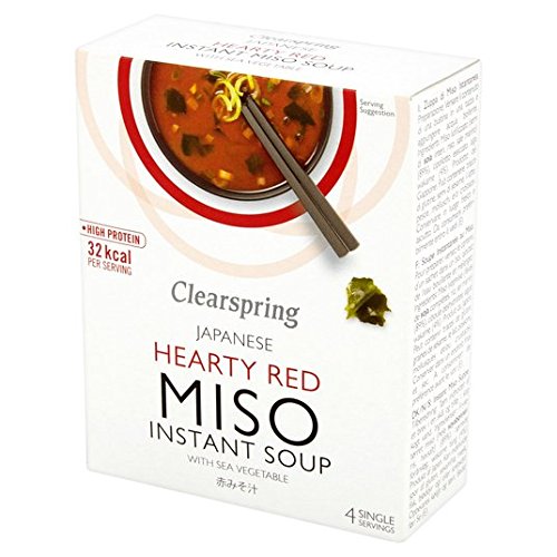 Clear Red Miso Soup & Sea Gemüse 4 x 10g Clear Red Miso Soup & Sea Gemüse 4 x 10g von Clearspring