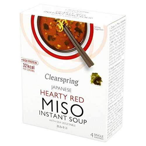 Clear Red Miso Soup & Sea Gemüse 4 x 10g von Clearspring