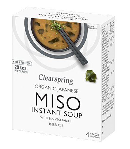 Clearspring | Instant Miso Soup and Sea Veg | 8 x 4x10g von Clearspring