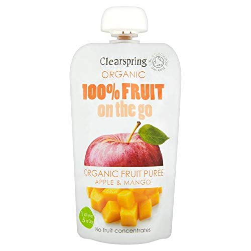 Clearspring Organic Fruit Puree Apple & Mango 120g von Clearspring