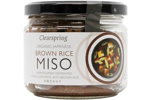 Clearspring Organische Brown Rice Miso Glas (oben) 300g von Clearspring