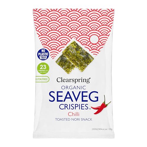 Clearspring | Seaveg Crispies - Chili | 3 x 5 g Clearspring | Seaveg Crispies - Chili | 3 x 5 g von Clearspring