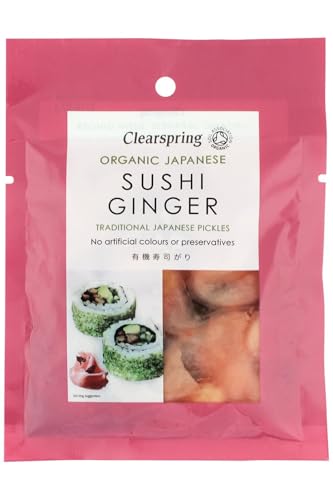 Clearspring | Sushi Ginger Pickle Organic | 1 x 50g Clearspring | Sushi Ginger Pickle Organic | 1 x 50g von Clearspring