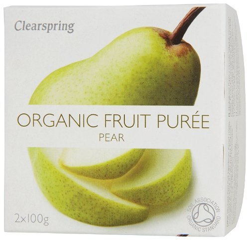 Organic Pear Fruit Puree - 2x100g von Clearspring